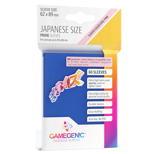 Prime Sleeves - Japanese Size: Blue (60 sleeves)