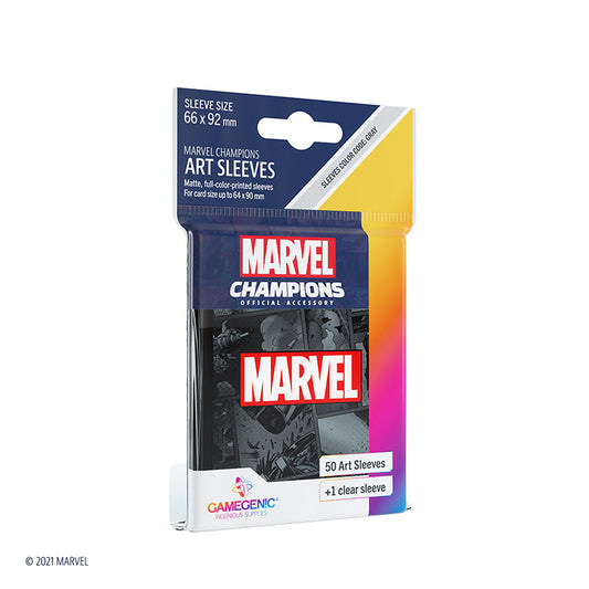 Marvel Champions - Art Sleeves: Marvel Black (51 sleeves)