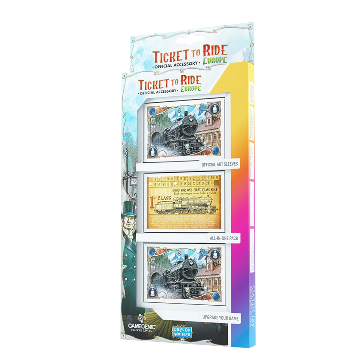 Ticket to Ride Europe - Art Sleeves (168 sleeves)