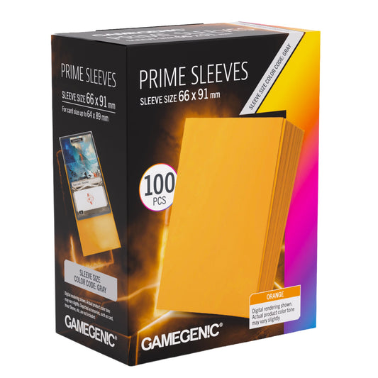 Prime Sleeves - Orange (100 sleeves)