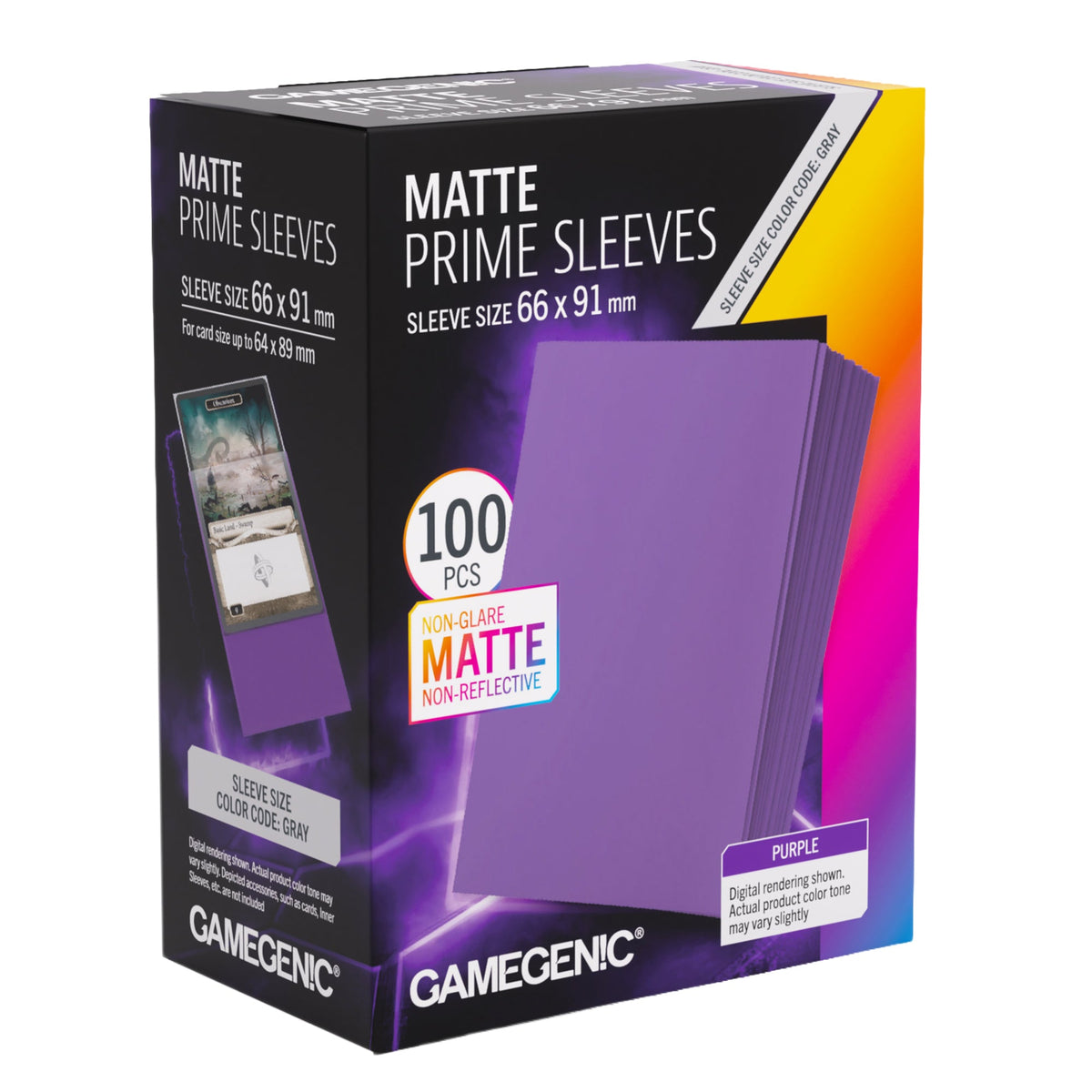 Matte Prime Sleeves - Purple (100 sleeves)