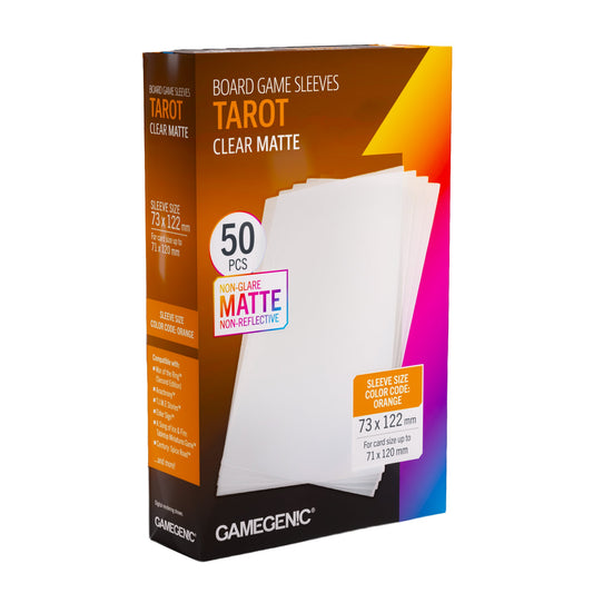 Board Game Sleeves: Clear Matte- Tarot