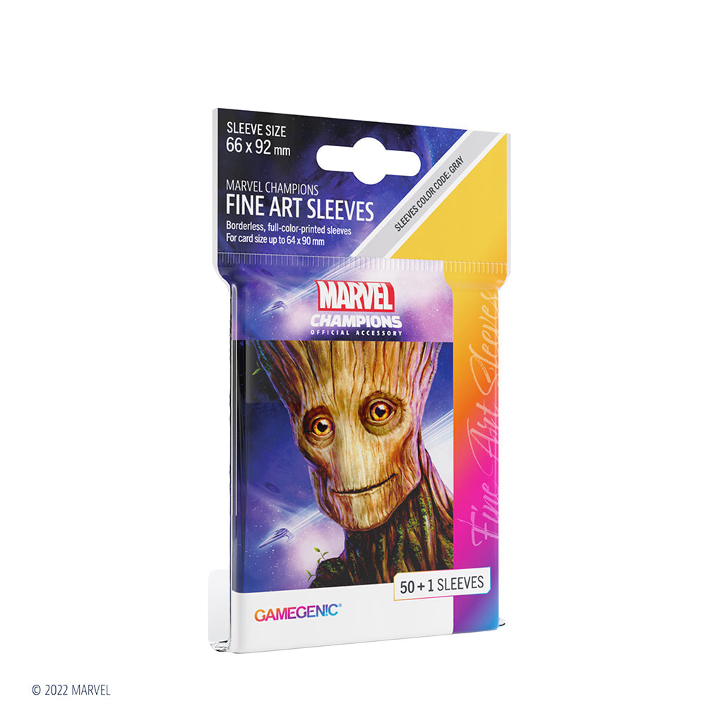 Marvel Champions - Fine Art Sleeves: Groot (51 sleeves)