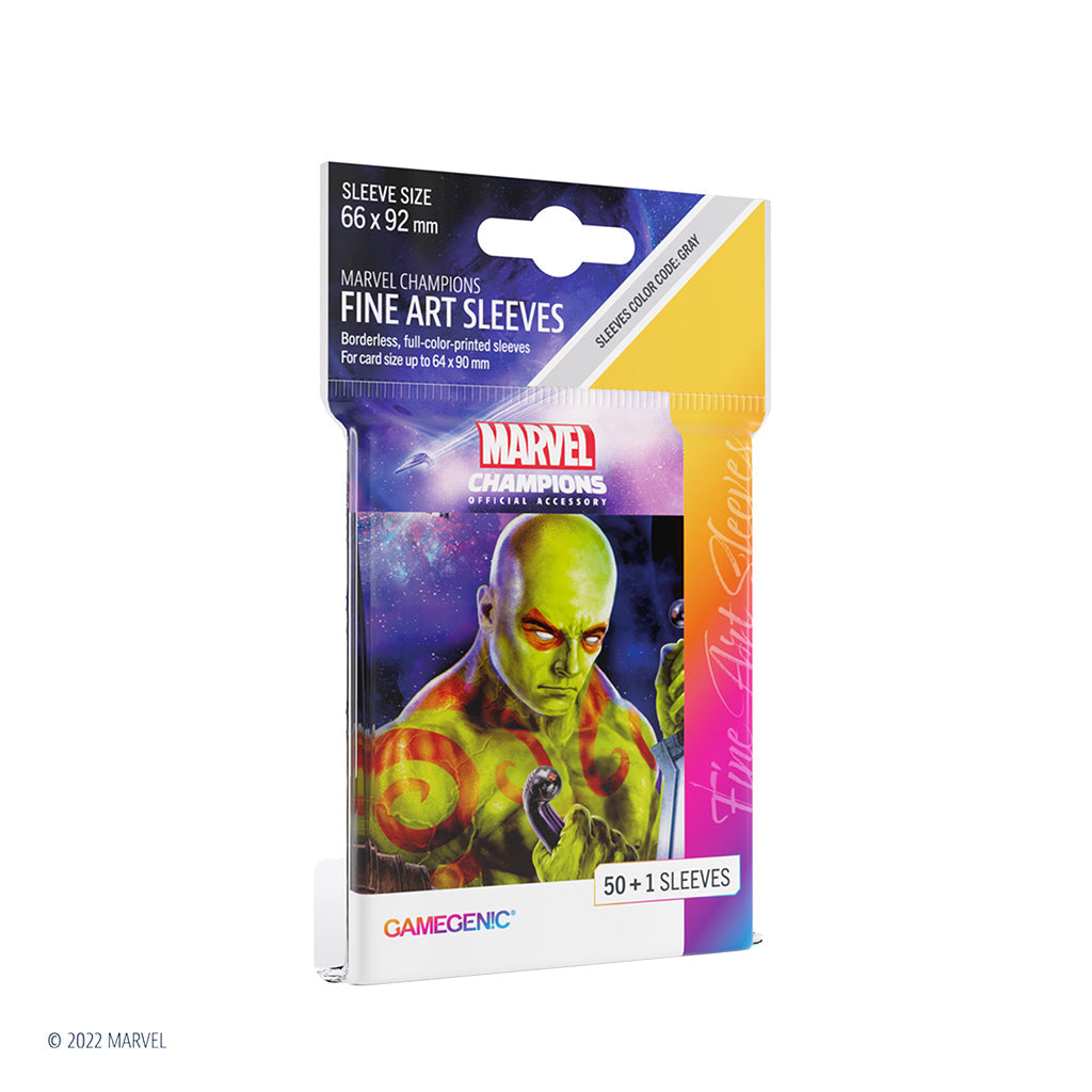 Marvel Champions - Fine Art Sleeves: Drax (51 sleeves)
