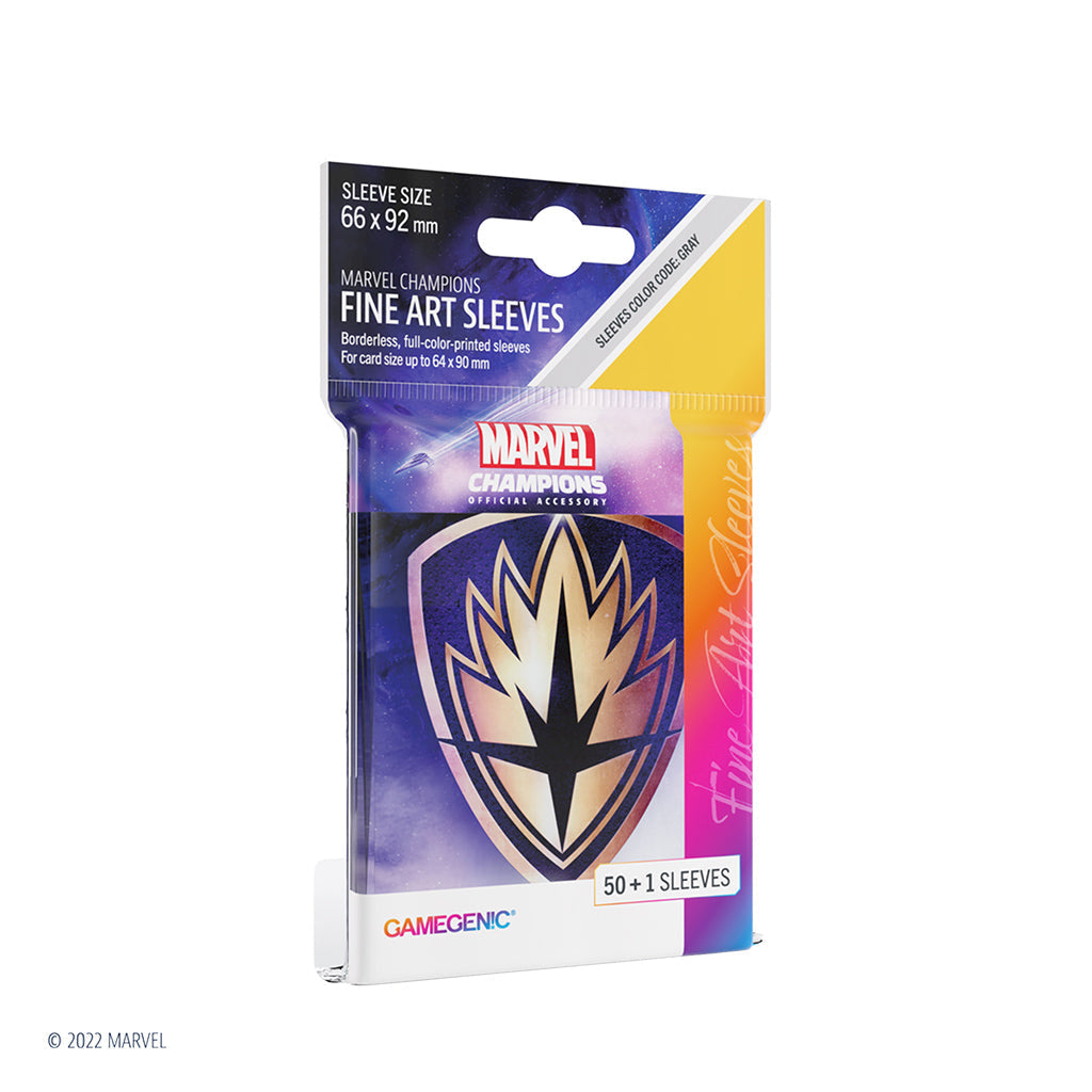 Marvel Champions - Fine Art Sleeves: Guardians of the Galaxy Logo (51 sleeves)