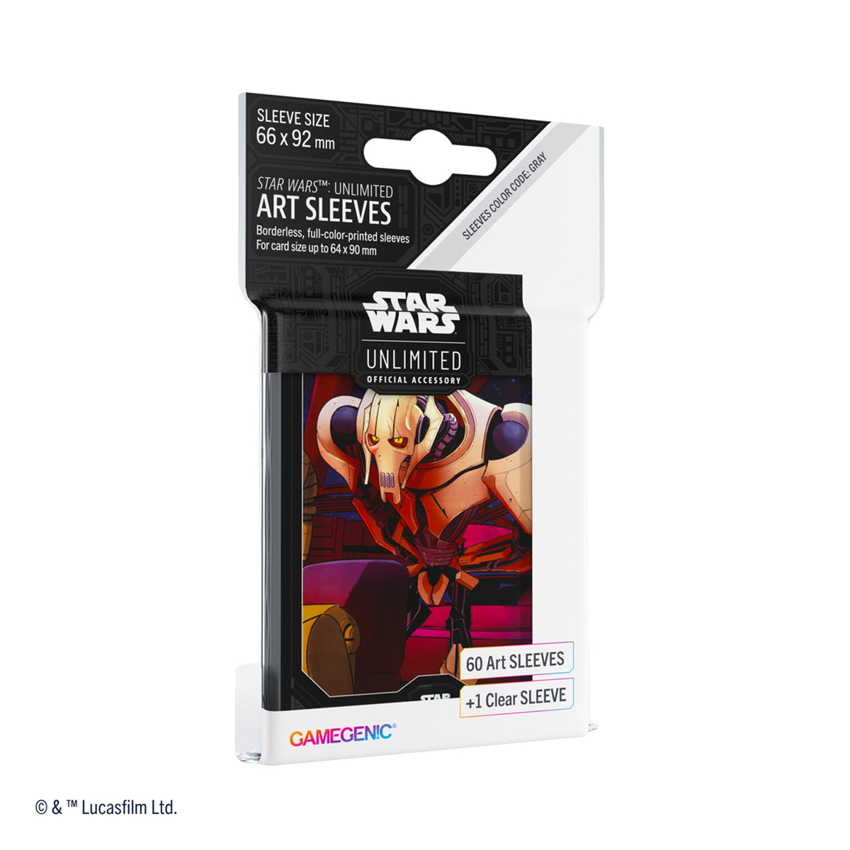 Star Wars: Unlimited Art Sleeves - General Grievous (61 sleeves)