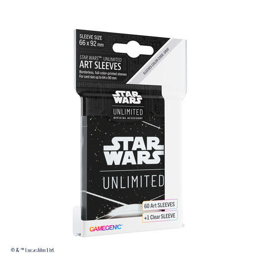 Star Wars: Unlimited Art Sleeves - Card Back White (61 sleeves)