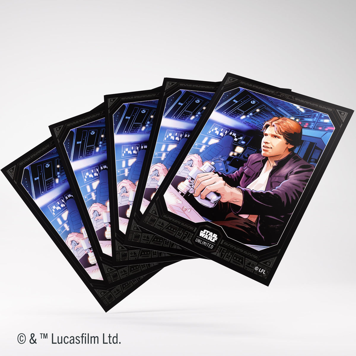 Star Wars: Unlimited Premium Art Sleeves - Han Solo (62 sleeves)