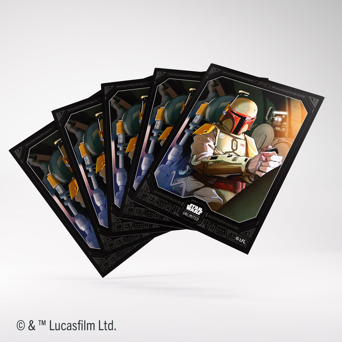 Star Wars: Unlimited Premium Art Sleeves - Boba Fett (62 sleeves)