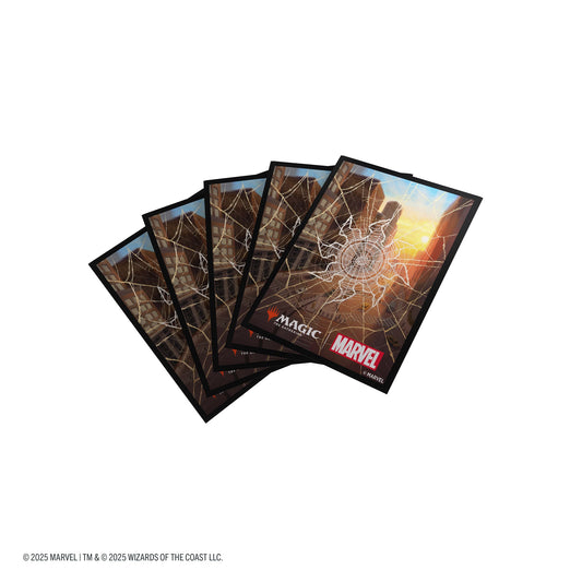 Magic: The Gathering - Marvel's Spider-Man: Premium Art Sleeves - Spider-Man Plains (105 sleeves)