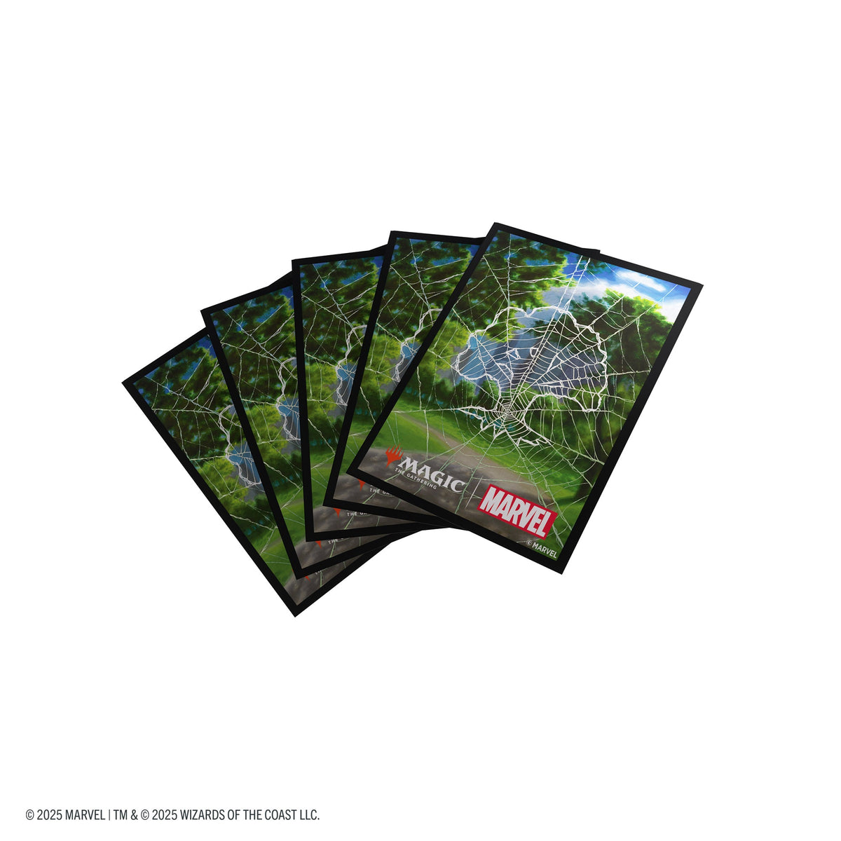 Magic: The Gathering - Marvel's Spider-Man: Premium Art Sleeves - Spider-Man Forest (105 sleeves)