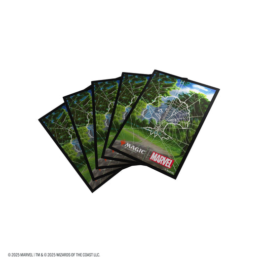 Magic: The Gathering - Marvel's Spider-Man: Premium Art Sleeves - Spider-Man Forest (105 sleeves)