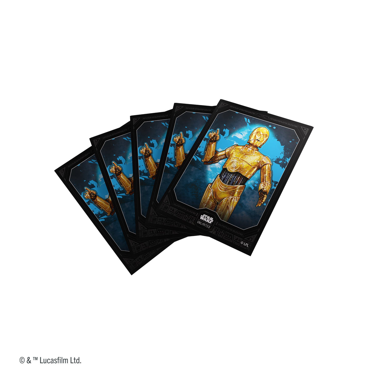 Star Wars: Unlimited Premium Art Sleeves - C-3PO (62 sleeves)