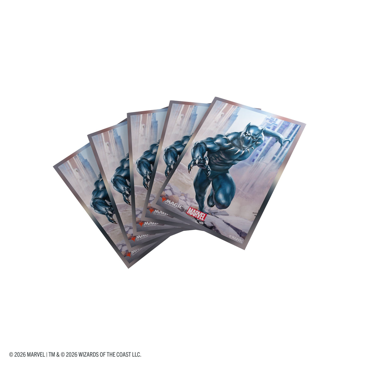 Magic: The Gathering - Marvel Super Heroes: Premium Art Sleeves - Black Panther (105 sleeves)