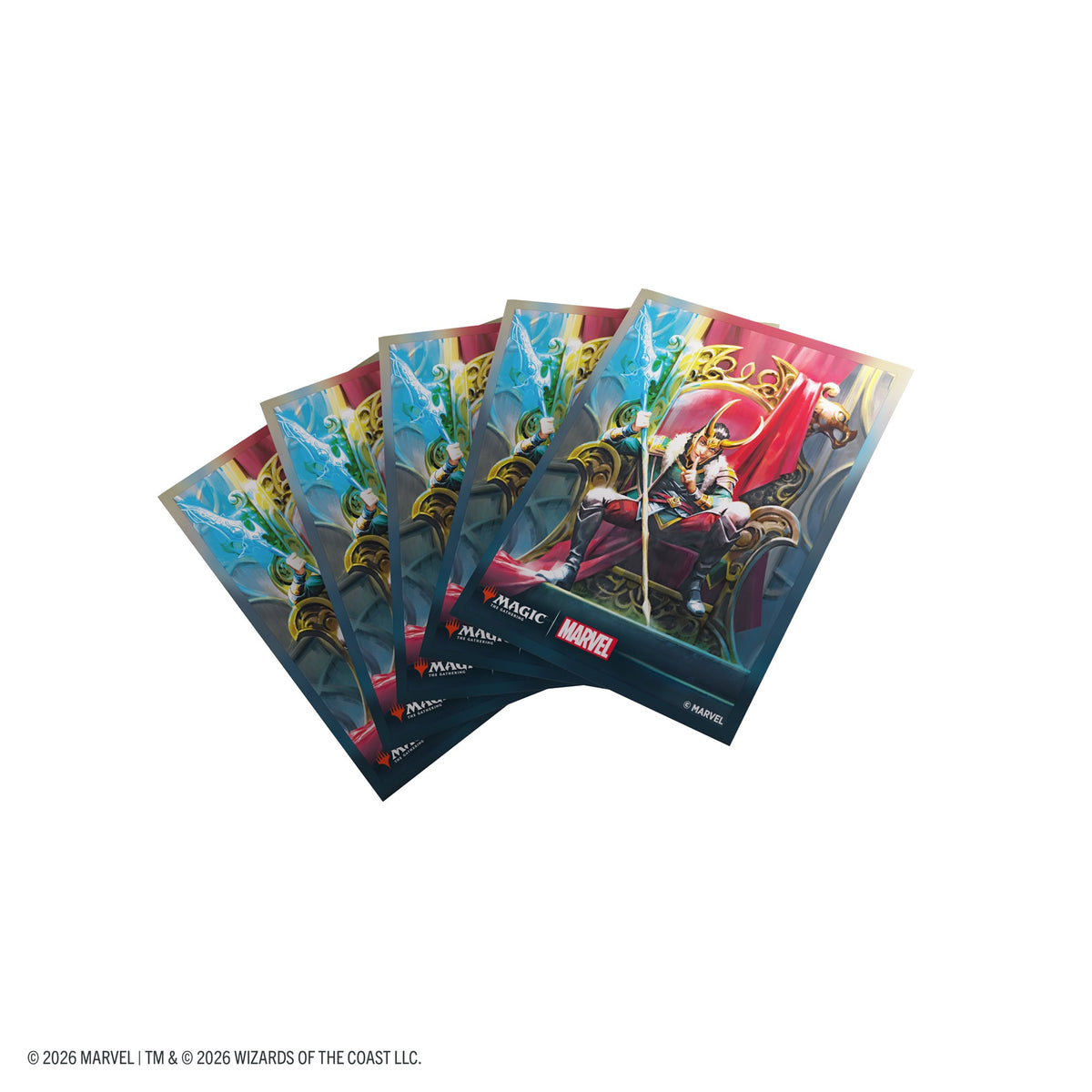 Magic: The Gathering - Marvel Super Heroes: Premium Art Sleeves - Loki Laufeyson (105 sleeves)