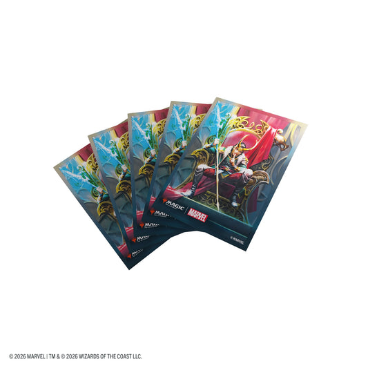 Magic: The Gathering - Marvel Super Heroes: Premium Art Sleeves - Loki Laufeyson (105 sleeves)