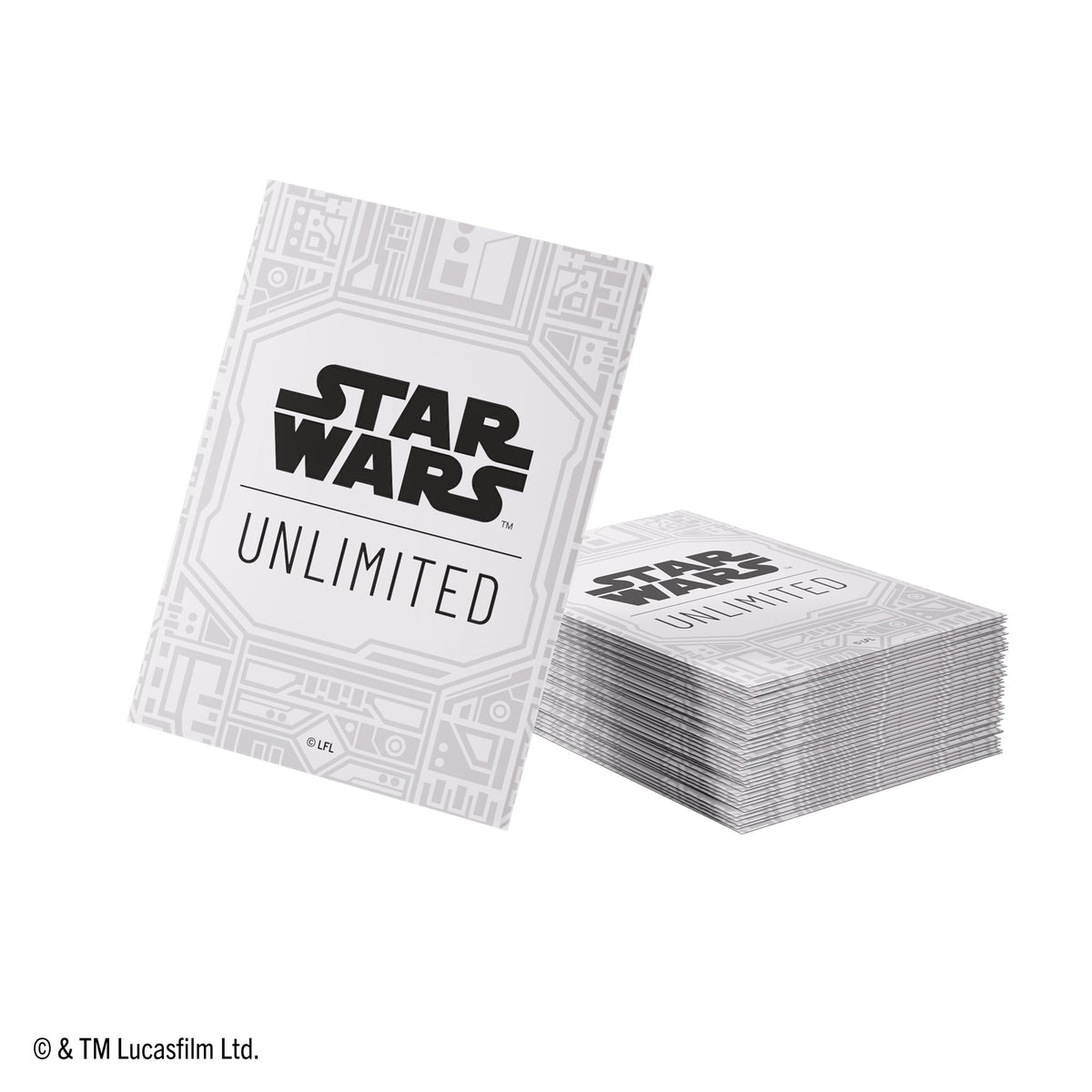 Star Wars: Unlimited Premium Art Sleeves - Unlimited Pattern White (82 sleeves)