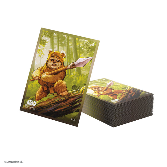 Star Wars: Unlimited Premium Art Sleeves - Wicket (82 sleeves)