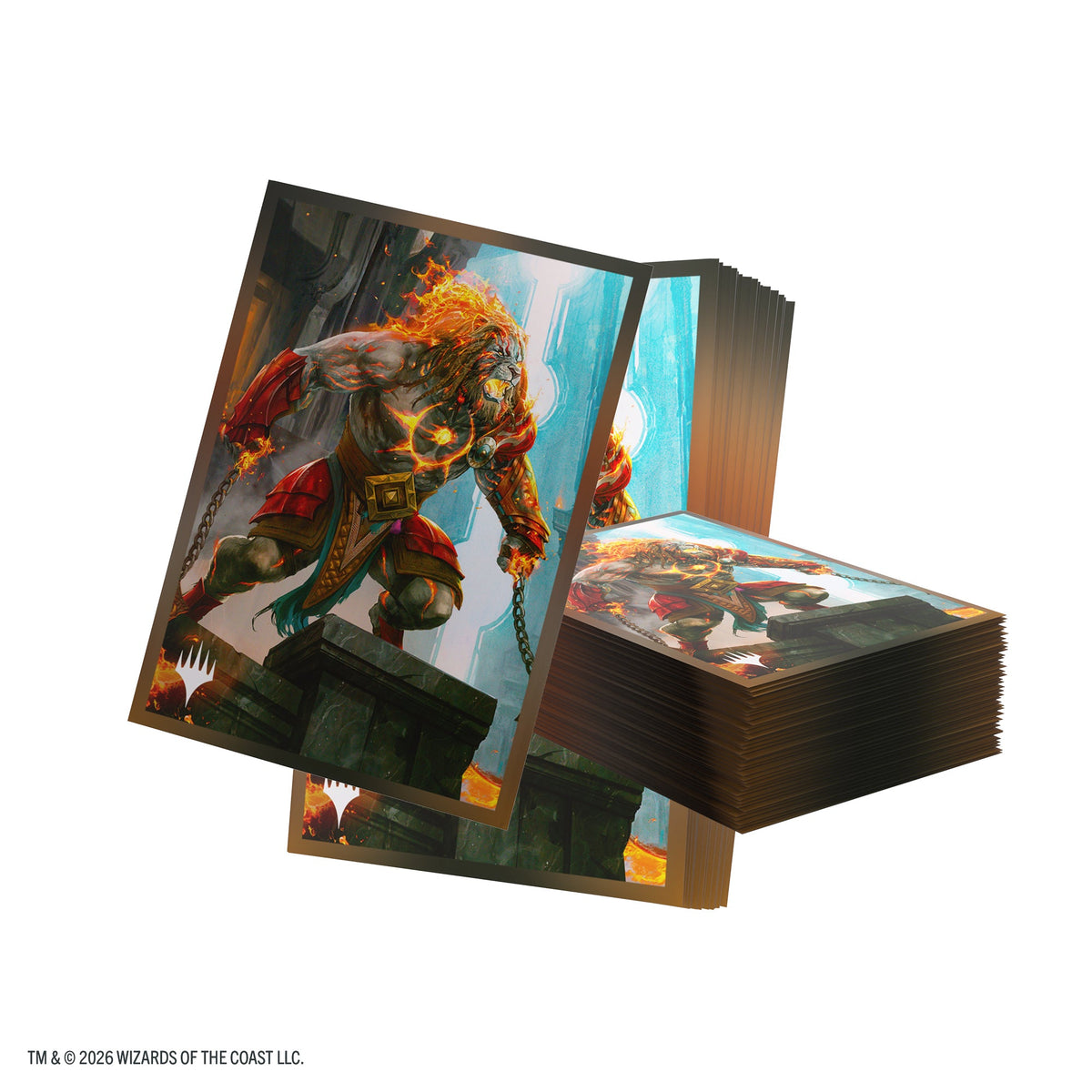 Magic: The Gathering - Reality Fracture: Premium Art Sleeves - Ajani, Path of Vengeance (105 sleeves)