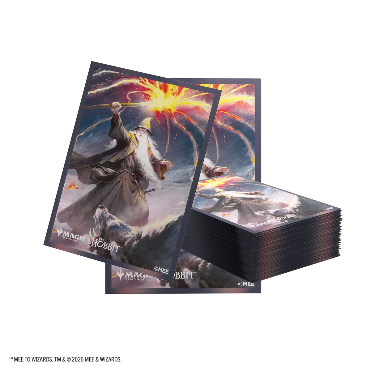 Magic: The Gathering - The Hobbit: Premium Art Sleeves - Gandalf, Shadow's Foe (105 sleeves)