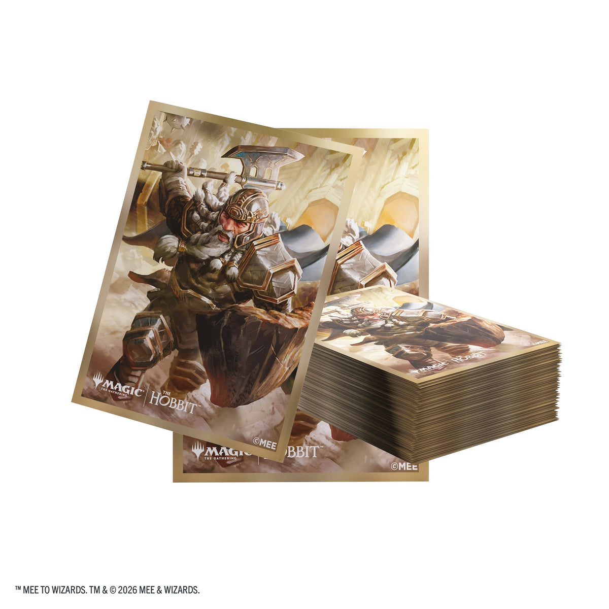 Magic: The Gathering - The Hobbit: Premium Art Sleeves - Thorin, Mountain-King (105 sleeves)