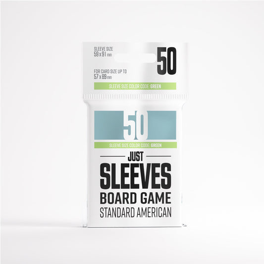 Just Sleeves - Standard American (50 sleeves)