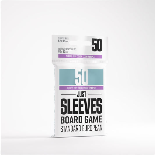 Just Sleeves - Standard European (50 sleeves)