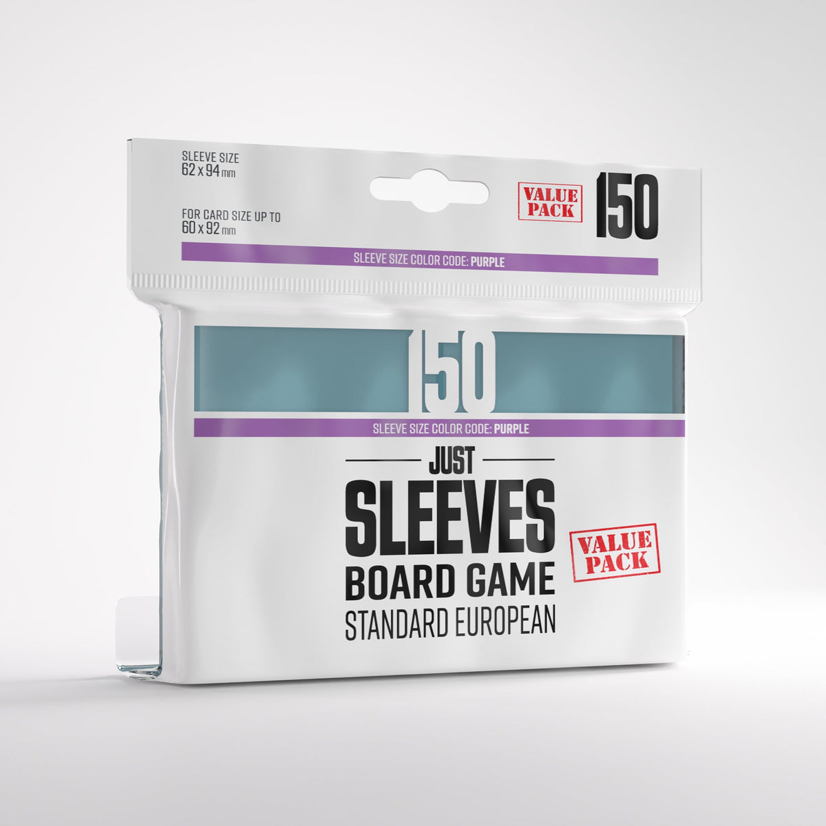 Just Sleeves - Standard European Value Pack (150 sleeves)