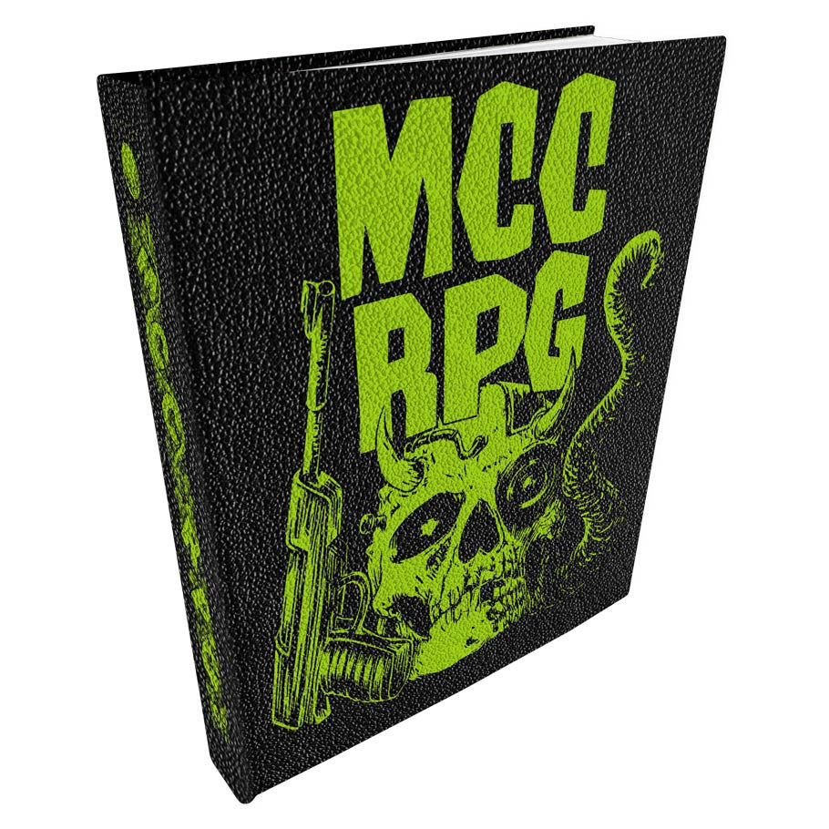 Mutant Crawl Classics - Core Rulebook (Fluorescent Demon Skull Edition)