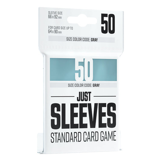 Just Sleeves - Standard Card Game: Clear (50 sleeves)