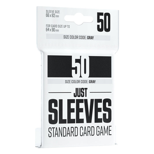 Just Sleeves - Standard Card Game: Black (50 sleeves)