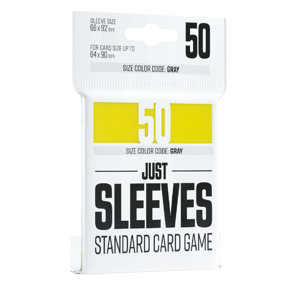 Just Sleeves - Standard Card Game: Yellow (50 sleeves)