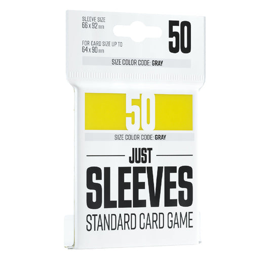 Just Sleeves - Standard Card Game: Yellow (50 sleeves)
