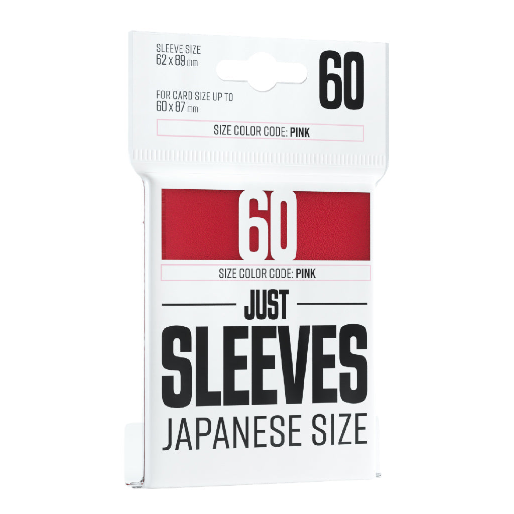Just Sleeves - Japanese Size: Red (60 sleeves)