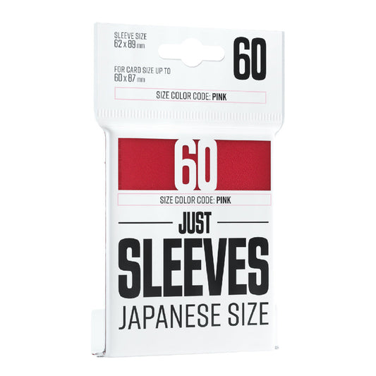 Just Sleeves - Japanese Size: Red (60 sleeves)