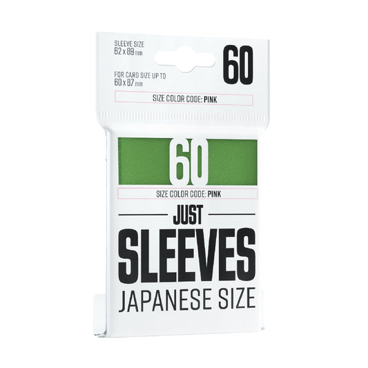 Just Sleeves - Japanese Size: Green (60 sleeves)