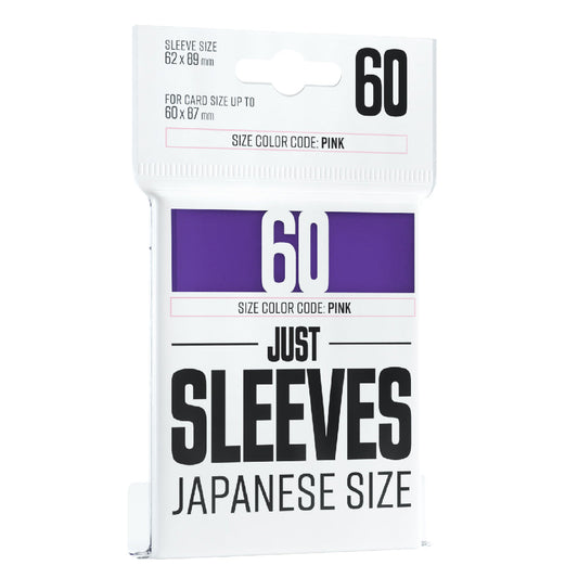 Just Sleeves - Japanese Size: Purple (60 sleeves)