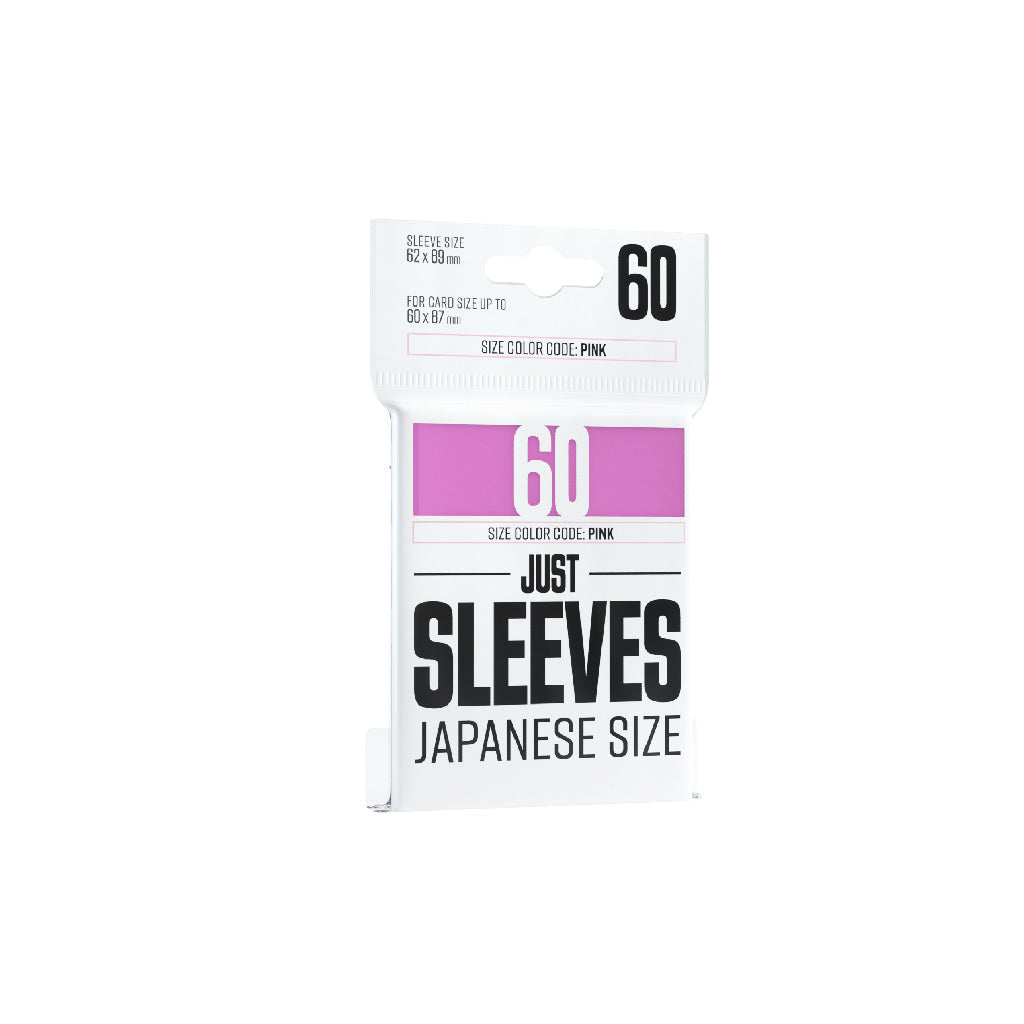Just Sleeves - Japanese Size: Pink (60 sleeves)