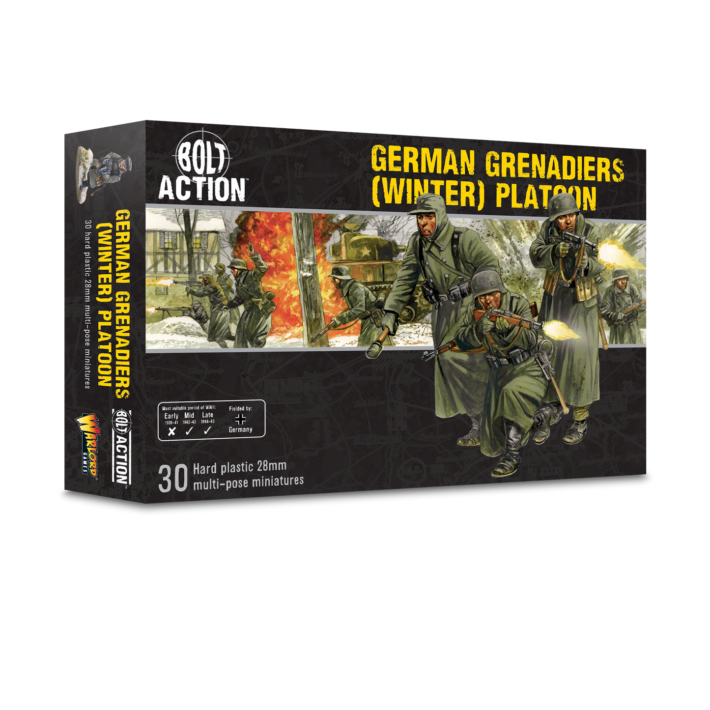 Bolt Action - German Infantry (Winter): WWII German Grenadiers in Winter Gear