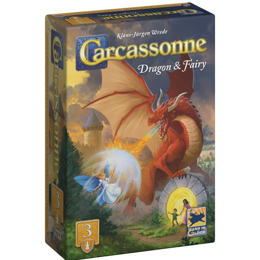 (BSG Certified USED) Carcassonne - #3 Dragon & Fairy