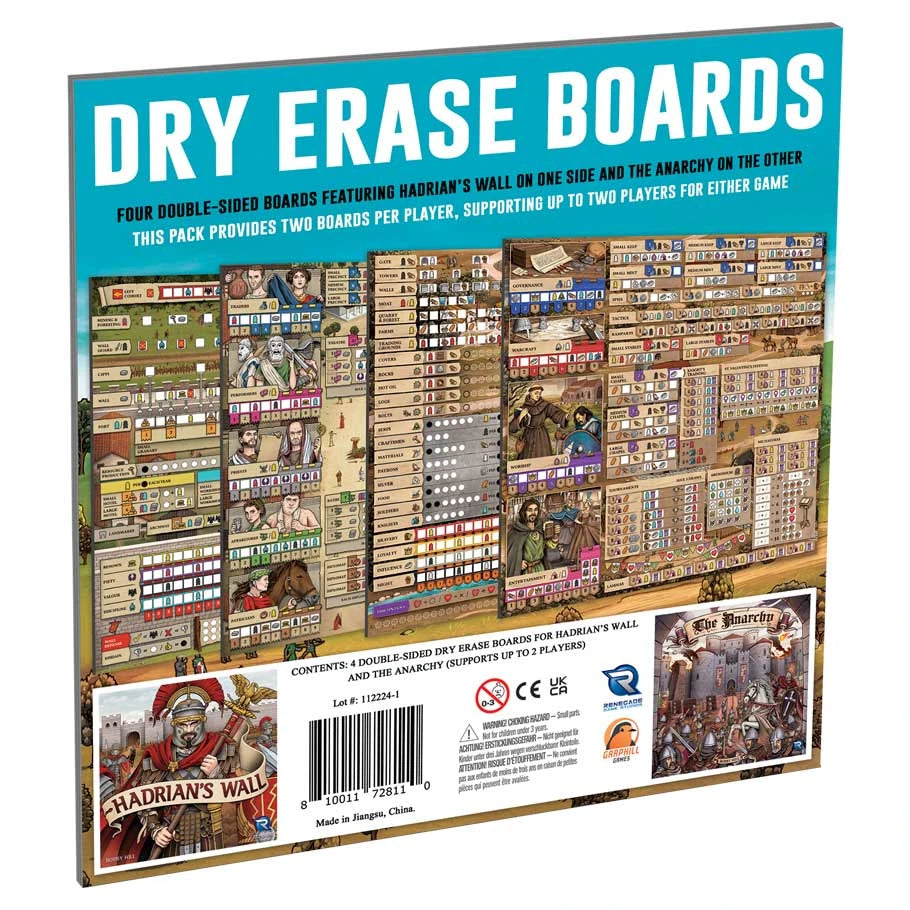 Hadrian's Wall and The Anarchy - Dry Erase Boards