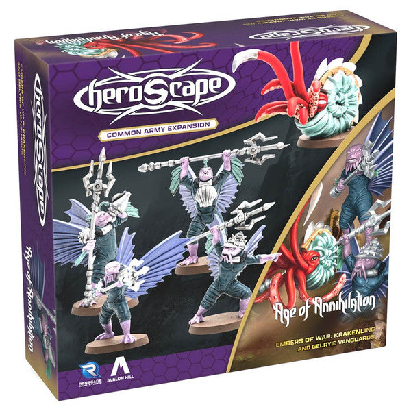 Heroscape: Age of Annihilation - Embers of War: Krakenling & Gelryie Vanguards
