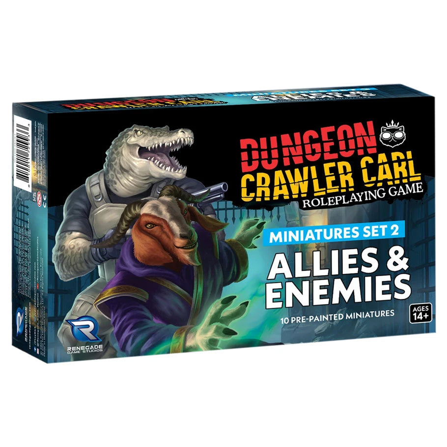 Dungeon Crawler Carl Roleplaying Game - Miniatures Set 2: Allies & Enemies