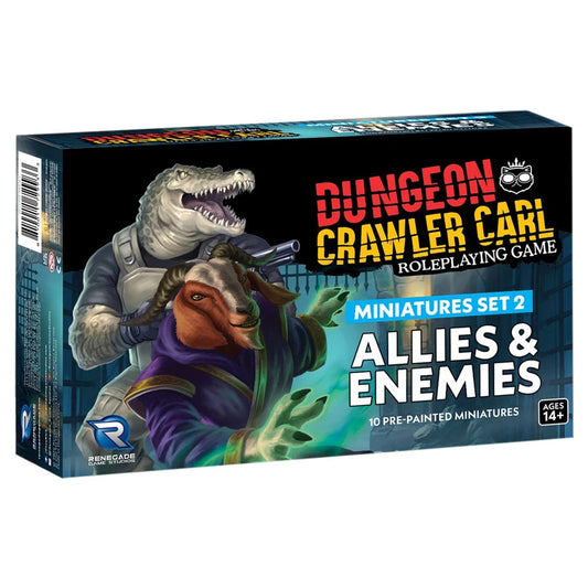 Dungeon Crawler Carl Roleplaying Game - Miniatures Set 2: Allies & Enemies