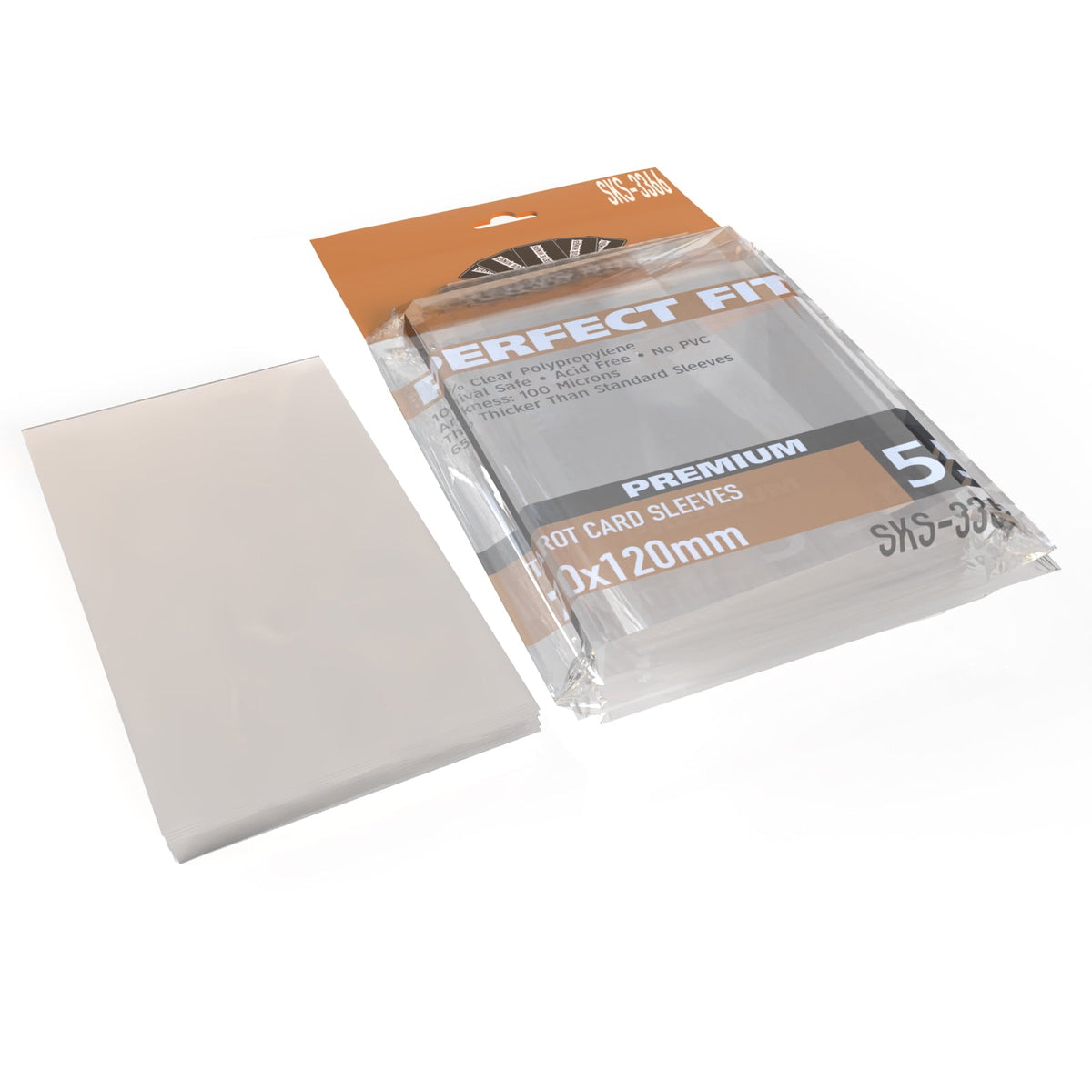 Sleeve Kings - Perfect Fit Premium Tarot Card Sleeves (70 x 120 mm, 55 sleeves)