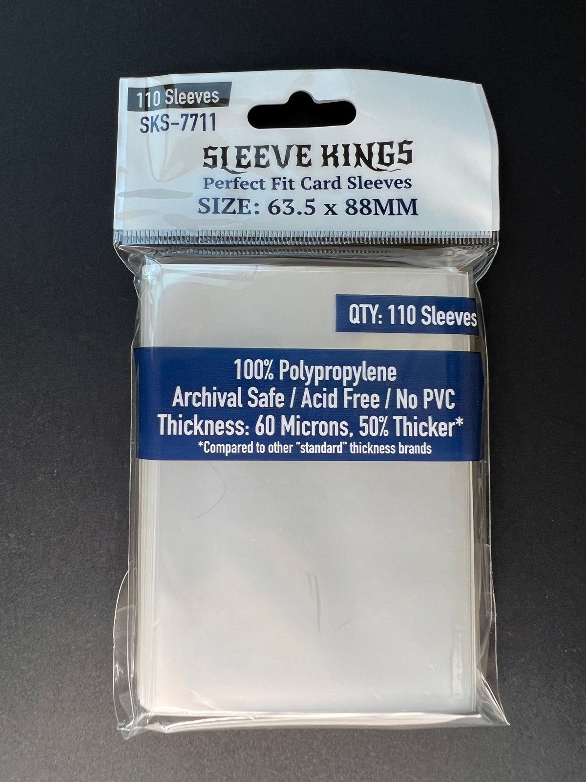 Sleeve Kings - Perfect Fit Internal Card Sleeves (63.5 x 88 mm, 110 sleeves)