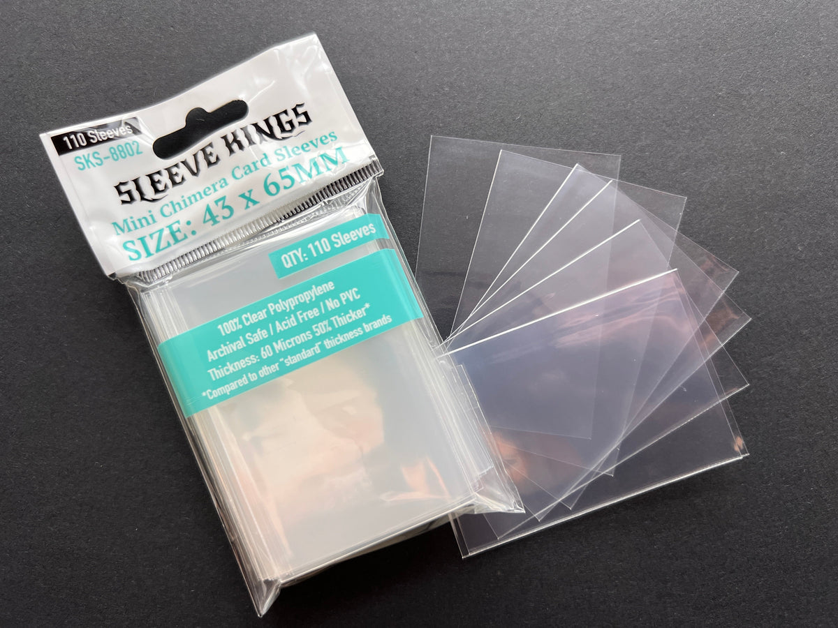 Sleeve Kings - Mini Chimera Game Card Sleeves (43 x 65 mm, 110 sleeves)