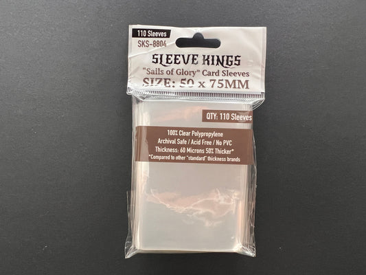 Sleeve Kings - Sails of Glory Card Sleeves (50 x 75 mm, 110 sleeves)