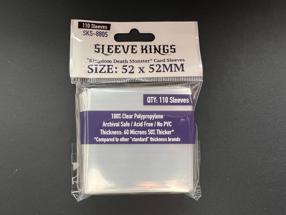 Sleeve Kings - Kingdom Death Monster Game Card Sleeves (52 x 52 mm, 110 sleeves)