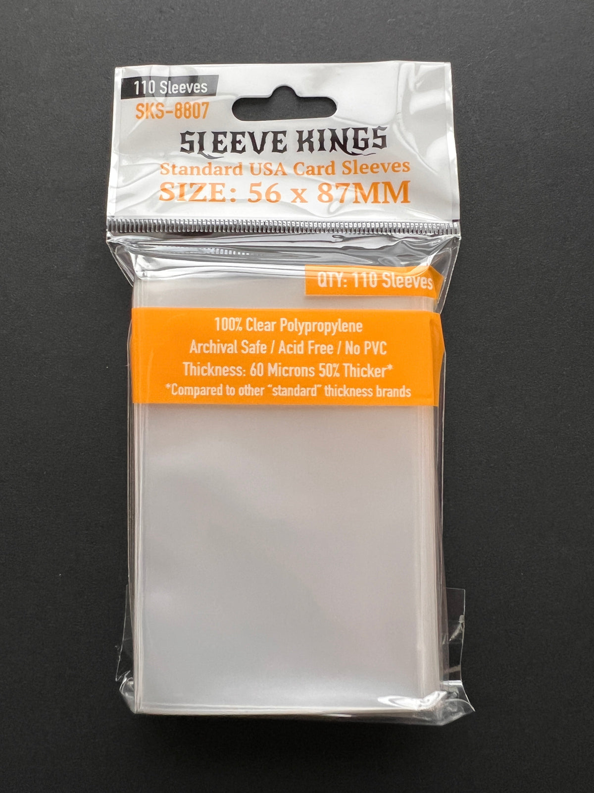 Sleeve Kings - Standard USA Card Sleeves (56 x 87 mm, 110 sleeves)